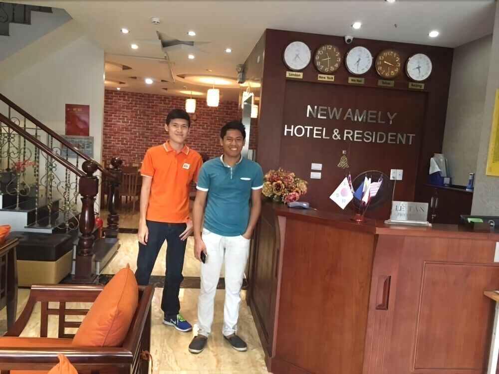 New Amely Hotel ハノイ市 エクステリア 写真