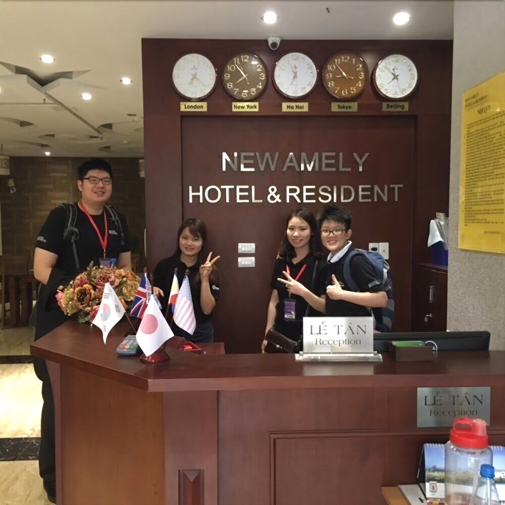New Amely Hotel ハノイ市 エクステリア 写真